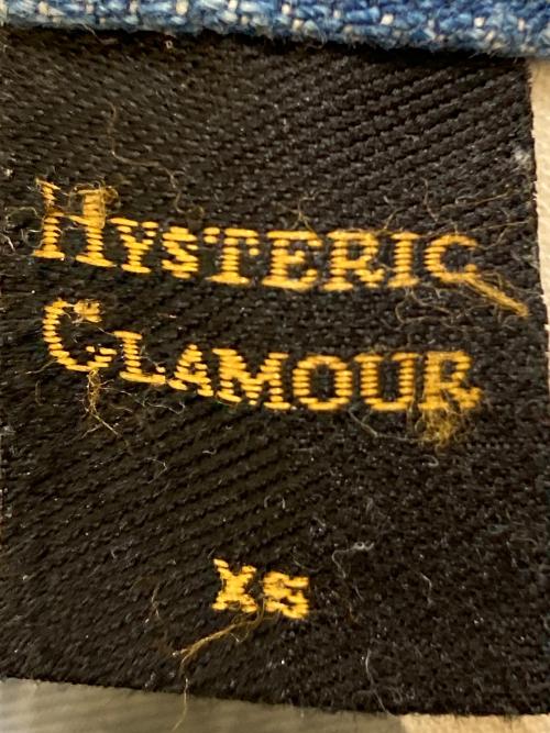 Hysteric Glamour（ヒステリックグラマー）Hysteric Glamour (ヒステリックグラマー) スタッズデニムパンツ インディゴ サイズ:XSの古着・服飾アイテム
