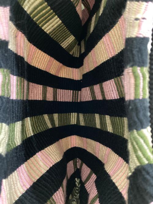 MARNI（マルニ）MARNI (マルニ) MARNI MARKET BOAT BAG ピンク×ブラックの古着・服飾アイテム