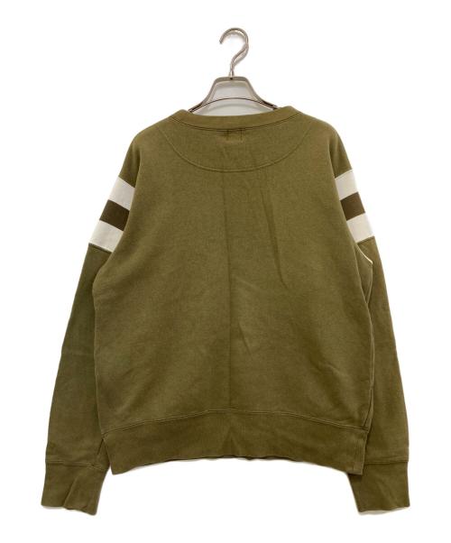 A BATHING APE（アベイシングエイプ）A BATHING APE (アベイシングエイプ) ロゴスウェット オリーブ サイズ:Sの古着・服飾アイテム