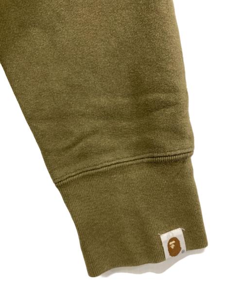 A BATHING APE（アベイシングエイプ）A BATHING APE (アベイシングエイプ) ロゴスウェット オリーブ サイズ:Sの古着・服飾アイテム