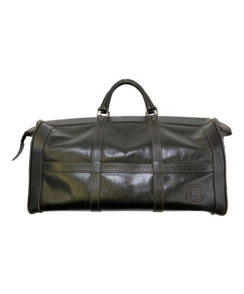 dunhill（ダンヒル）dunhill (ダンヒル) レザーボストンバッグ ブラックの古着・服飾アイテム