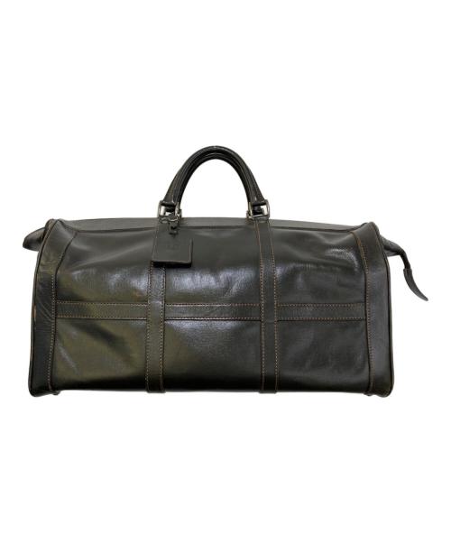 dunhill（ダンヒル）dunhill (ダンヒル) レザーボストンバッグ ブラックの古着・服飾アイテム