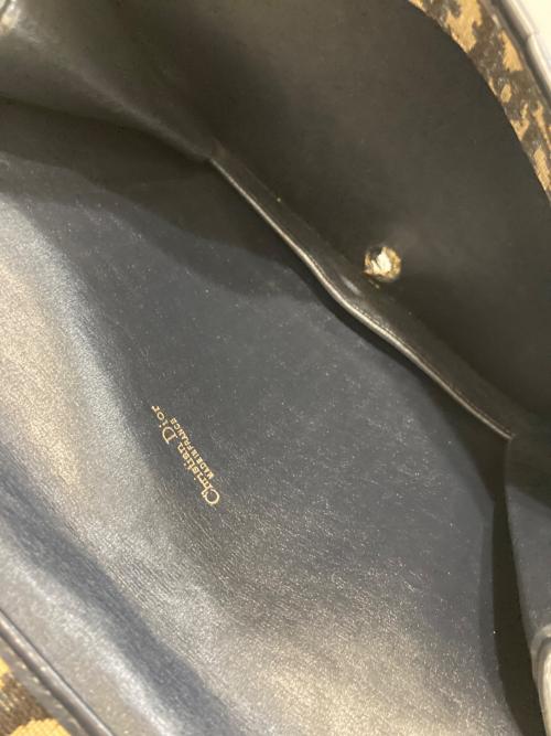 Christian Dior（クリスチャン ディオール）Christian Dior (クリスチャン ディオール) トロッター柄ショルダーバッグ ネイビーの古着・服飾アイテム