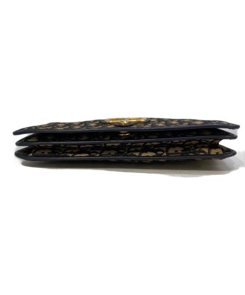 Christian Dior（クリスチャン ディオール）Christian Dior (クリスチャン ディオール) トロッター柄ショルダーバッグ ネイビーの古着・服飾アイテム