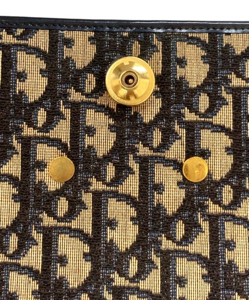 Christian Dior（クリスチャン ディオール）Christian Dior (クリスチャン ディオール) トロッター柄ショルダーバッグ ネイビーの古着・服飾アイテム