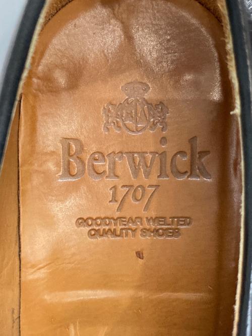 berwick（バーウィック）berwick (バーウィック) プレーントゥシューズ　3680 ブラウン サイズ:6 1/2の古着・服飾アイテム