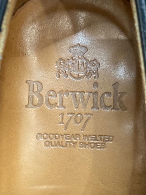 berwick（バーウィック）berwick (バーウィック) ウィングチップシューズ　5032 ブラック サイズ:6の古着・服飾アイテム