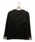 BORDERS at BALCONY (ボーダーズアットバルコニー) RUFFLED CUFF TEE BD1921-2B-53 ブラック サイズ:38：6000円