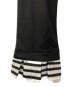 中古・古着 BORDERS at BALCONY (ボーダーズアットバルコニー) RUFFLED CUFF TEE BD1921-2B-53 ブラック サイズ:38：6000円