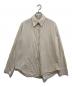 Ernie Palo（アーニーパロ）の古着「Silk Cotton Stripe Shirt」｜ベージュ