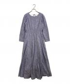 ne quittez pasヌキテパ）の古着「カットワークワンピース」｜パープル