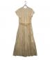 ne quittez pas (ヌキテパ) Cotton LurexStripe FrillSleeveDress アイボリー サイズ:不明(実寸をご参考下さい)：13000円