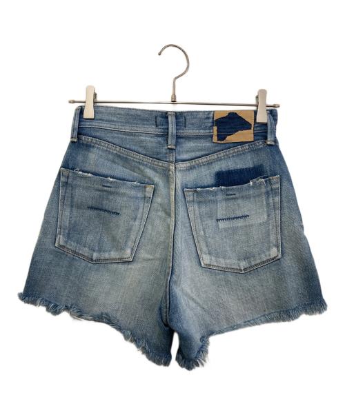 YANUK（ヤヌーク）YANUK (ヤヌーク) Sunny デニムショートパンツ インディゴ サイズ:Sの古着・服飾アイテム