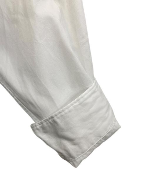 COMME des GARCONS HOMME PLUS（コムデギャルソンオムプリュス）COMME des GARCONS HOMME PLUS (コムデギャルソンオムプリュス) 26SS 幾何学模様カットアウト オーバーサイズシャツ　PQ-B015 ホワイト サイズ:Sの古着・服飾アイテム