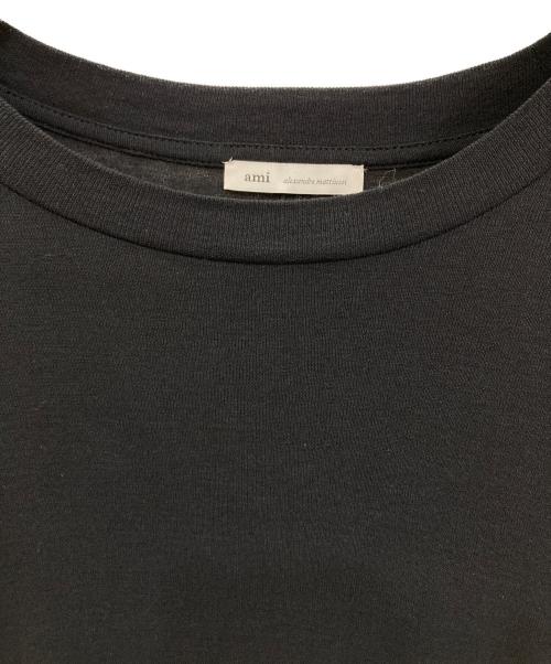ami（アミ）ami (アミ) ライトフルイドジャージーTシャツ ブラック サイズ:Lの古着・服飾アイテム