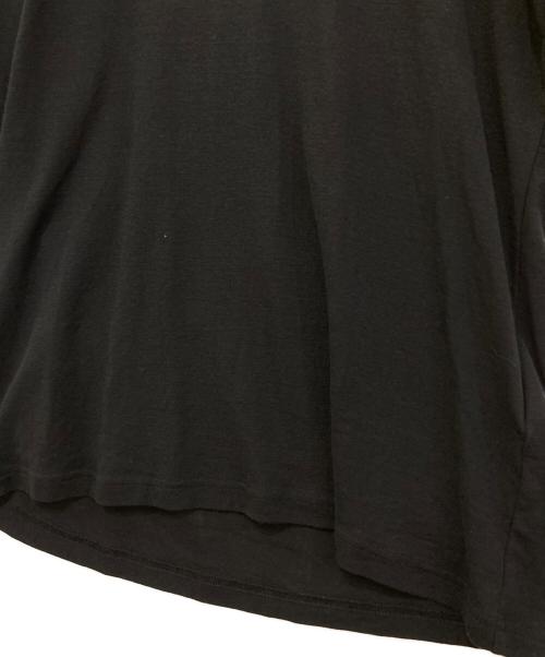 ami（アミ）ami (アミ) ライトフルイドジャージーTシャツ ブラック サイズ:Lの古着・服飾アイテム