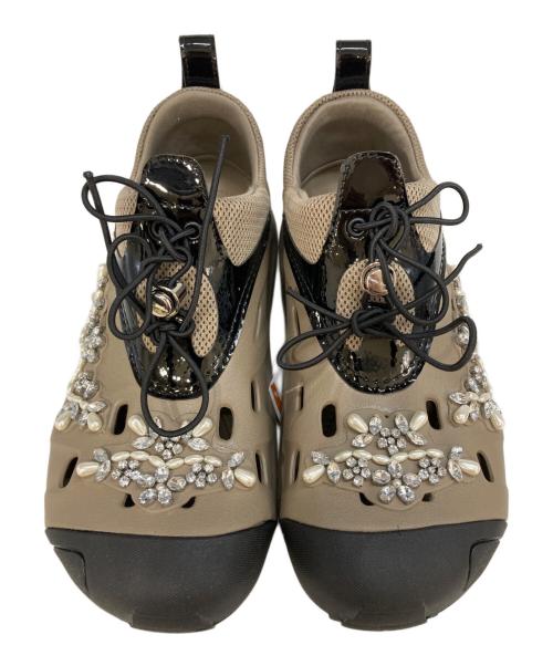 crocs（クロックス）crocs (クロックス) Simone Rocha (シモーネ ロシャ) quicktrail ベージュ サイズ:27 未使用品の古着・服飾アイテム