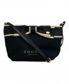 TOCCAトッカ）の古着「BICOLOR RIBBON POCHETTE」｜ブラック