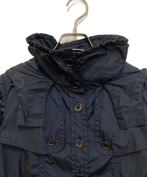BURBERRY BLACK LABEL（バーバリーブラックレーベル）BURBERRY BLACK LABEL (バーバリーブラックレーベル) ナイロンフーデッドコート　D5A78-332-29 ネイビー サイズ:40の古着・服飾アイテム