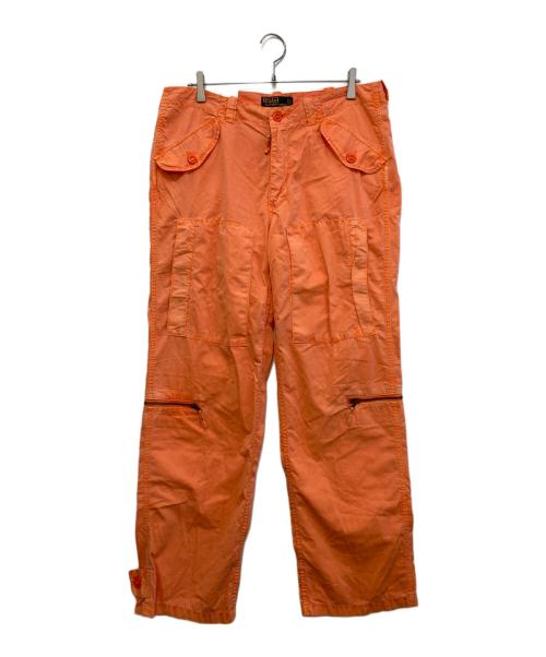 POLO RALPH LAUREN（ポロ・ラルフローレン）POLO RALPH LAUREN (ポロ・ラルフローレン) コットンカーゴパンツ オレンジ サイズ:35/32 未使用品の古着・服飾アイテム