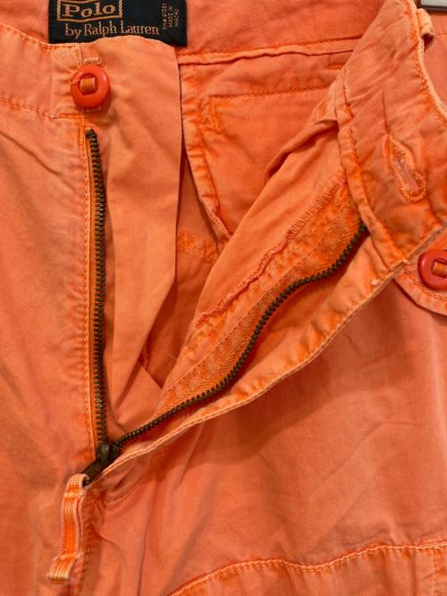 POLO RALPH LAUREN（ポロ・ラルフローレン）POLO RALPH LAUREN (ポロ・ラルフローレン) コットンカーゴパンツ オレンジ サイズ:35/32 未使用品の古着・服飾アイテム