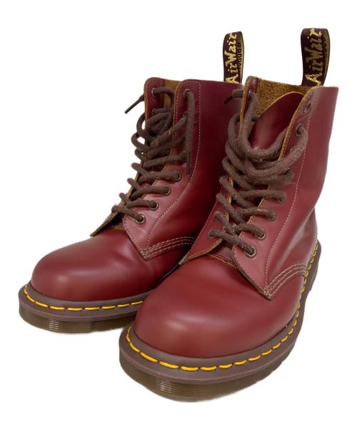Dr.Martens（ドクターマーチン）Dr.Martens (ドクターマーチン) 8ホールブーツ　1460 レッド サイズ:７の古着・服飾アイテム