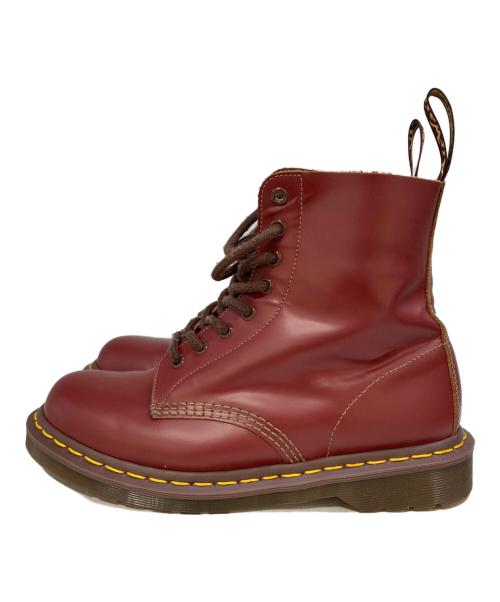 Dr.Martens（ドクターマーチン）Dr.Martens (ドクターマーチン) 8ホールブーツ　1460 レッド サイズ:７の古着・服飾アイテム