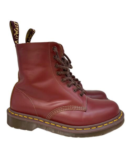 Dr.Martens（ドクターマーチン）Dr.Martens (ドクターマーチン) 8ホールブーツ　1460 レッド サイズ:７の古着・服飾アイテム