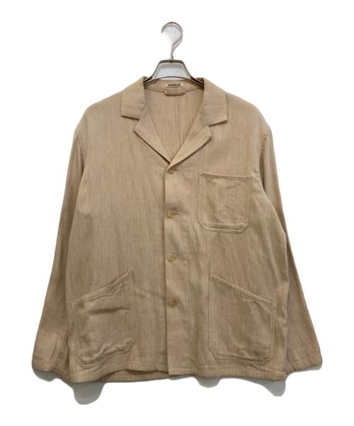 AURALEE（オーラリー）AURALEE (オーラリー) COTTON WOOL DOUBLE CLOTH BLOUZON ベージュ サイズ:3の古着・服飾アイテム