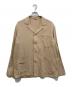 AURALEE（オーラリー）の古着「COTTON WOOL DOUBLE CLOTH BLOUZON」｜ベージュ