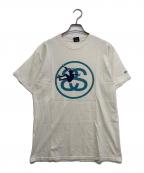 stussyステューシー）の古着「プリントTシャツ」｜ホワイト