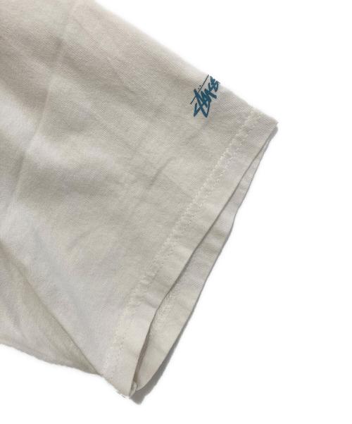 stussy（ステューシー）stussy (ステューシー) プリントTシャツ ホワイト サイズ:Mの古着・服飾アイテム