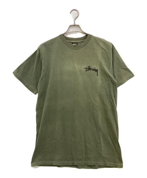 stussy（ステューシー）stussy (ステューシー) 80`s ドラゴンプリントTシャツ グリーン サイズ:Mの古着・服飾アイテム