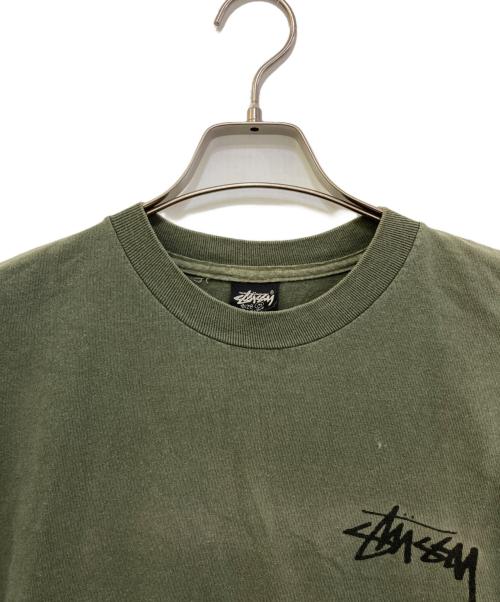 stussy（ステューシー）stussy (ステューシー) 80`s ドラゴンプリントTシャツ グリーン サイズ:Mの古着・服飾アイテム