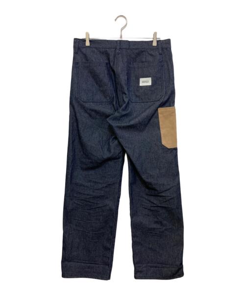 uniform experiment（ユニフォームエクスペリメント）uniform experiment (ユニフォームエクスペリメント) DENIM PAINTER PANTS　UE-260003 インディゴ サイズ:2の古着・服飾アイテム