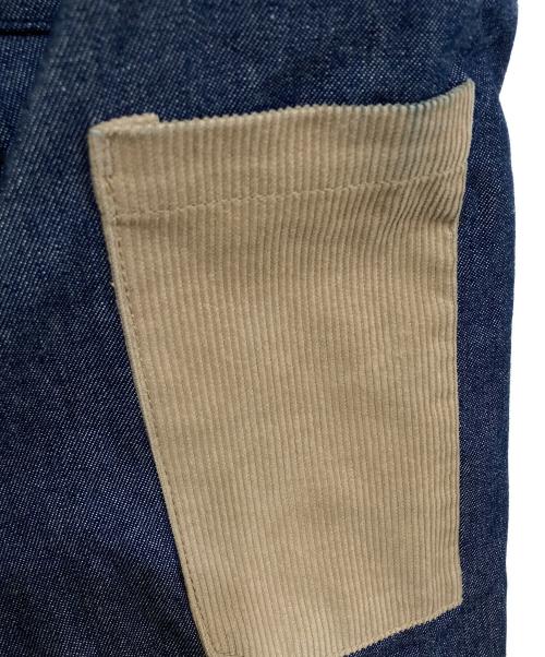 uniform experiment（ユニフォームエクスペリメント）uniform experiment (ユニフォームエクスペリメント) DENIM PAINTER PANTS　UE-260003 インディゴ サイズ:2の古着・服飾アイテム
