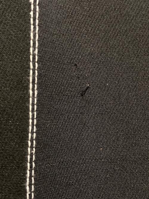 VEIN（ヴェイン）VEIN (ヴェイン) PE TRIPLE CLOTH FLARE TROUSERS ブラック サイズ:3の古着・服飾アイテム