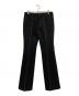 VEIN（ヴェイン）の古着「PE TRIPLE CLOTH FLARE TROUSERS」｜ブラック