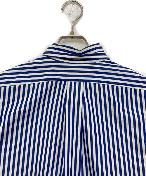 INDIVIDUALIZED SHIRTS（インディビジュアライズドシャツ）INDIVIDUALIZED SHIRTS (インディビジュアライズドシャツ) ストライプBDシャツ ブルー サイズ:15 1/2-33の古着・服飾アイテム