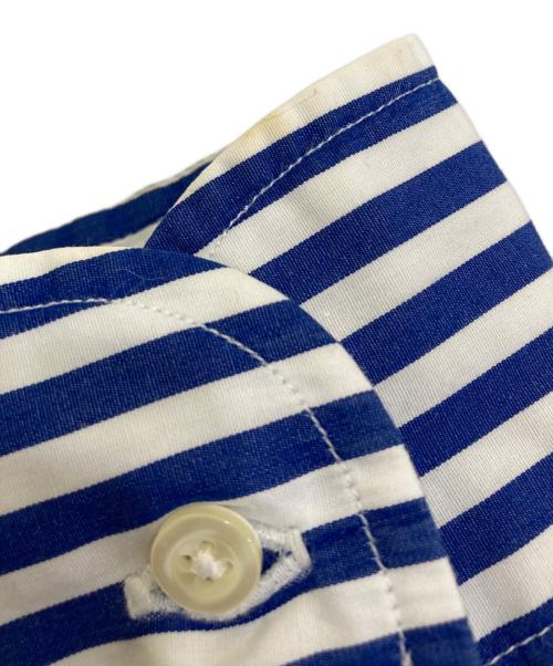 INDIVIDUALIZED SHIRTS（インディビジュアライズドシャツ）INDIVIDUALIZED SHIRTS (インディビジュアライズドシャツ) ストライプBDシャツ ブルー サイズ:15 1/2-33の古着・服飾アイテム