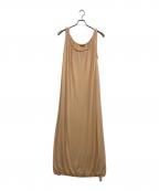 BOTTEGA VENETAボッテガベネタ）の古着「SLEEVELESS DRESS」｜ベージュ