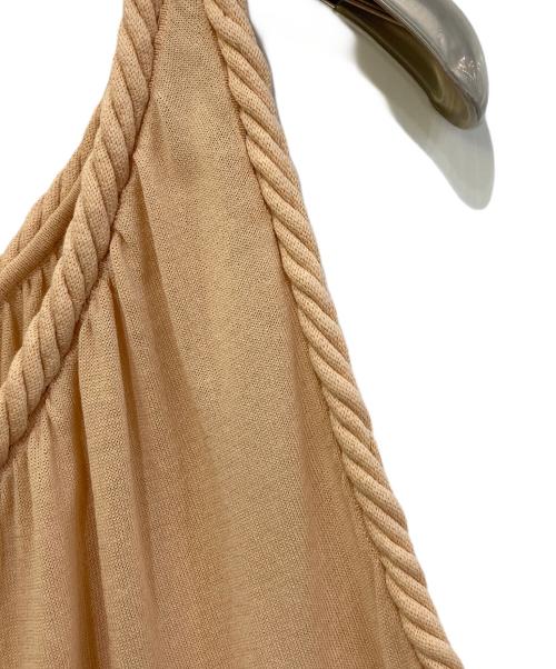 BOTTEGA VENETA（ボッテガベネタ）BOTTEGA VENETA (ボッテガベネタ) SLEEVELESS DRESS ベージュ サイズ:38 未使用品の古着・服飾アイテム