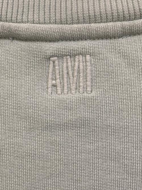 AMI Alexandre Mattiussi（アミアレクサンドルマテュッシ）AMI Alexandre Mattiussi (アミアレクサンドルマテュッシ) Ami de Coeur スウェットシャツ　USW001-730 グリーン サイズ:Lの古着・服飾アイテム