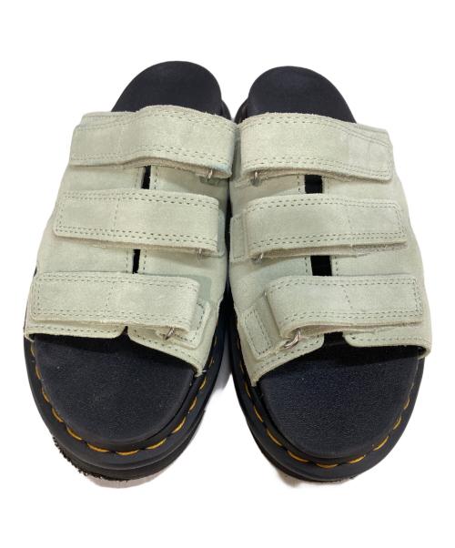 Dr.Martens（ドクターマーチン）Dr.Martens (ドクターマーチン) RAINE SLIDE SANDAL グリーン サイズ:EU39の古着・服飾アイテム