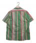 POLO RALPH LAUREN (ポロ・ラルフローレン) オープンカラーストライプシャツ グリーン サイズ:L 未使用品：8000円