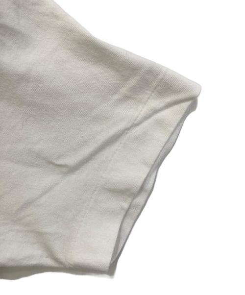 PLAY COMME des GARCONS（プレイコムデギャルソン）PLAY COMME des GARCONS (プレイコムデギャルソン) ロゴカットソー　AZ-T107 ホワイト サイズ:Mの古着・服飾アイテム