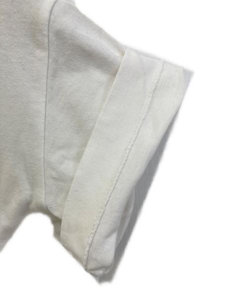 PLAY COMME des GARCONS（プレイコムデギャルソン）PLAY COMME des GARCONS (プレイコムデギャルソン) ロゴカットソー　AZ-T107 ホワイト サイズ:Mの古着・服飾アイテム