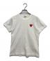 PLAY COMME des GARCONS（プレイコムデギャルソン）の古着「ロゴカットソー　AZ-T107」｜ホワイト