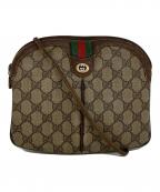GUCCIグッチ）の古着「シェリーライン ショルダーバッグ」｜ベージュ