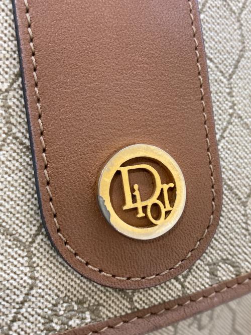 Christian Dior（クリスチャン ディオール）Christian Dior (クリスチャン ディオール) ハニカム柄ヴィンテージショルダーバッグ ベージュの古着・服飾アイテム